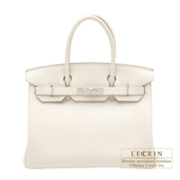 Hermes　Personal Birkin bag 30　Craie　Togo leather　Silver hardware