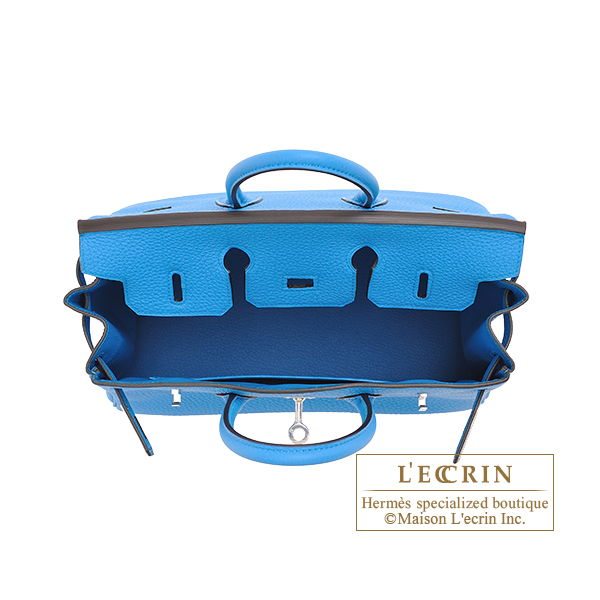 Hermes Birkin 30 In Bleu Zanzibar Togo Leather With Gold Hardware