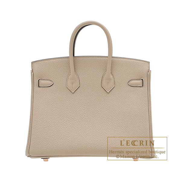 Hermes Reveal: Gris Tourterelle Mini Birkin with Rose Gold Hardware