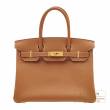 Hermes　Birkin bag 30　Gold　Novillo leather　Gold hardware