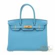 Hermes　Birkin bag 30　Blue du nord　Togo leather　Gold hardware