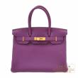 Hermes　Personal Birkin bag 30　Anemone　Togo leather　Matt gold hardware