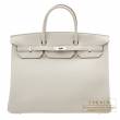 Hermes　Birkin bag 40　Beton　Togo leather　Silver hardware