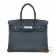 Hermes　Birkin bag 30　Vert cypres　Togo leather　Silver hardware