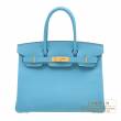 Hermes　Birkin bag 30　Blue du nord　Epsom leather　Gold hardware