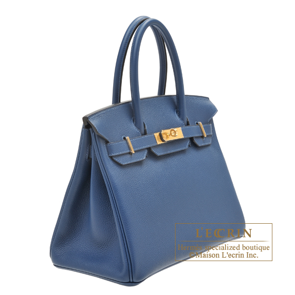 Birkin 30 Sellier Deep Blue Ghw, Luxury, Bags & Wallets on Carousell