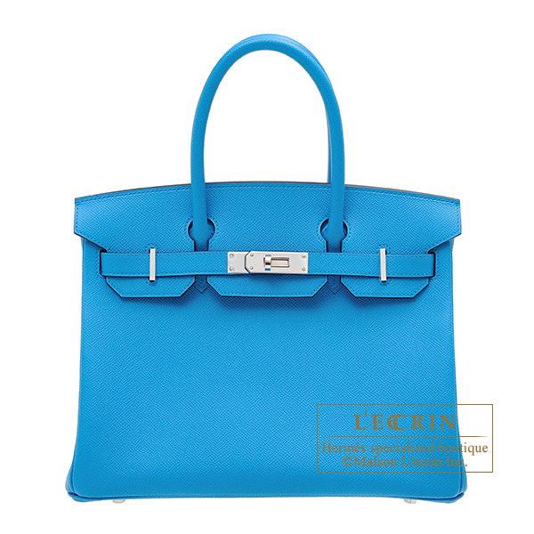 Hermes Kelly 25 Sellier Blue Frida Bag Gold Hardware Epsom Leather