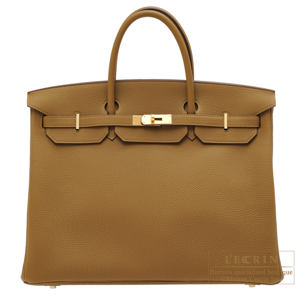 Hermes　Birkin bag 40　Bronze dore　Togo leather　Gold hardware