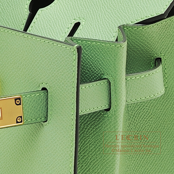 Hermes Birkin Sellier bag 30 Vert criquet Epsom leather Gold hardware