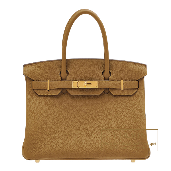 Hermes　Birkin bag 30　Bronze dore　Togo leather　Gold hardware