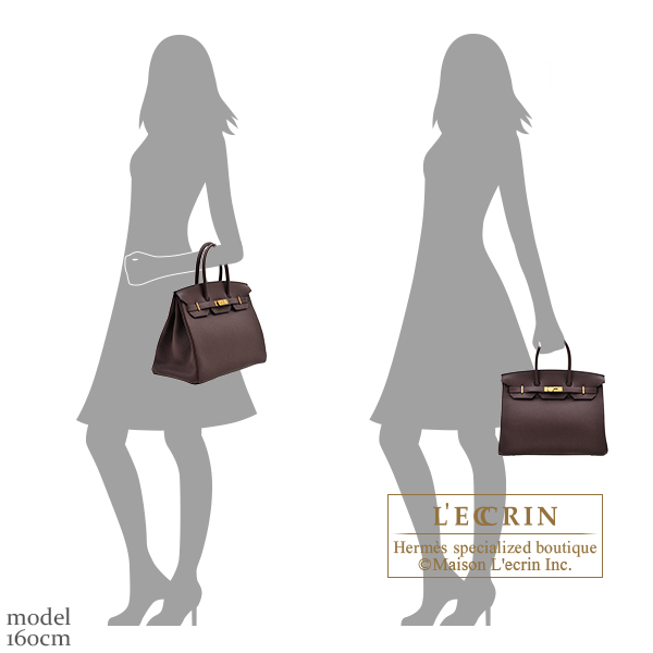 Chocolate Togo Birkin 35 Gold Hardware, 2007