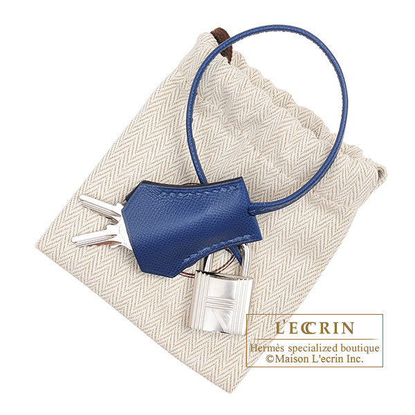 HERMES Madame Calfskin Birkin Sellier 30 Deep Blue 1285220