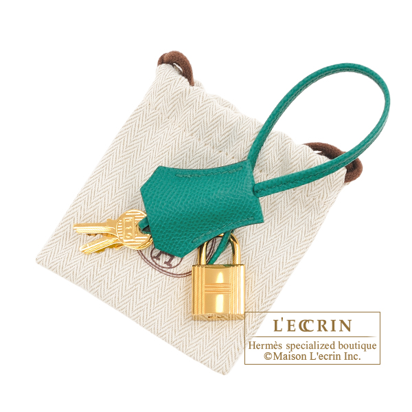 Hermes Birkin 30 Bag Vert Jade Epsom Leather with Gold Hardware