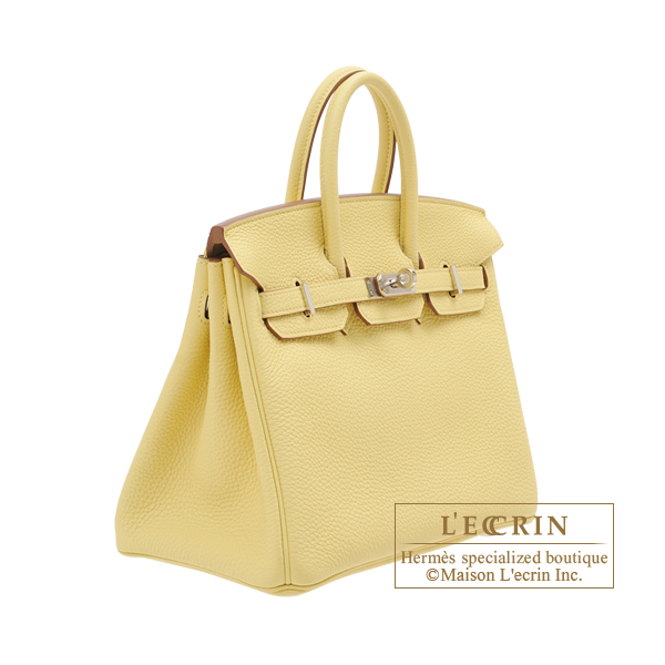 Hermes Birkin 25 Bag Jaune Poussin Gold Hardware Swift Leather – Mightychic