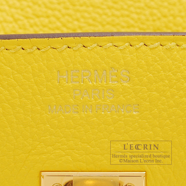 Hermes Birkin bag 25 Jaune de naples Novillo leather Silver hardware