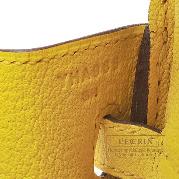 Hermes Birkin 25cm Jaune de Naples Gold Hardware Yellow Bag NEW at
