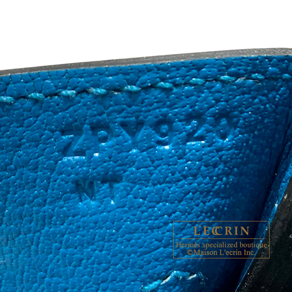 Hermes Birkin Size 30 Blue Izmir Togo Leather