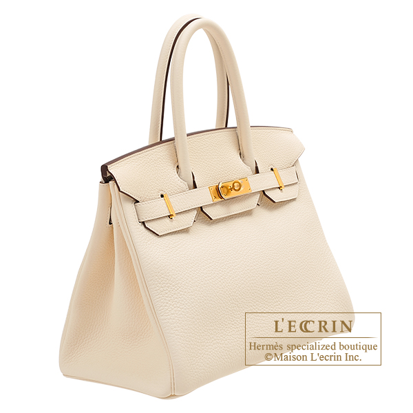 Hermes Clemence Leather Birkin Bag