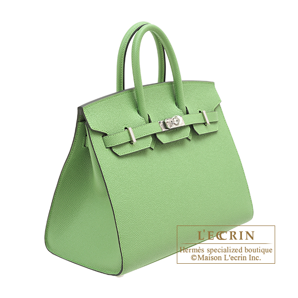 HERMES Epsom Kelly Sellier 25 Vert Criquet 1282633