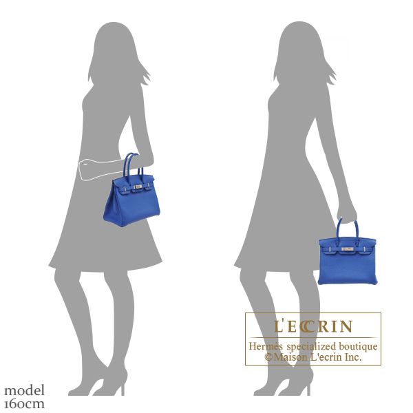 HERMES Togo BIRKIN 30 Blue Jean 1263340