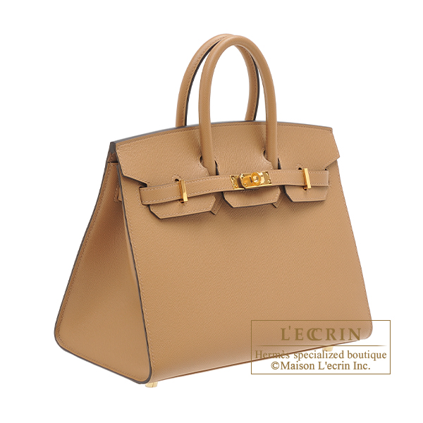 Hermes Birkin 25 Chai Ostrich Gold Hardware