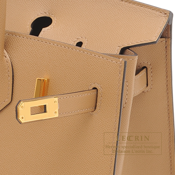 Hermes Birkin 25 Chai Ostrich Gold Hardware