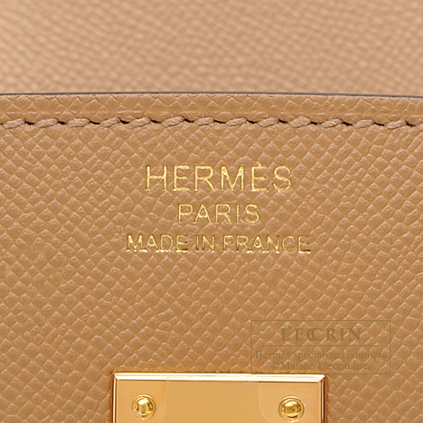 Hermes Birkin 25 Chai Ostrich Gold Hardware
