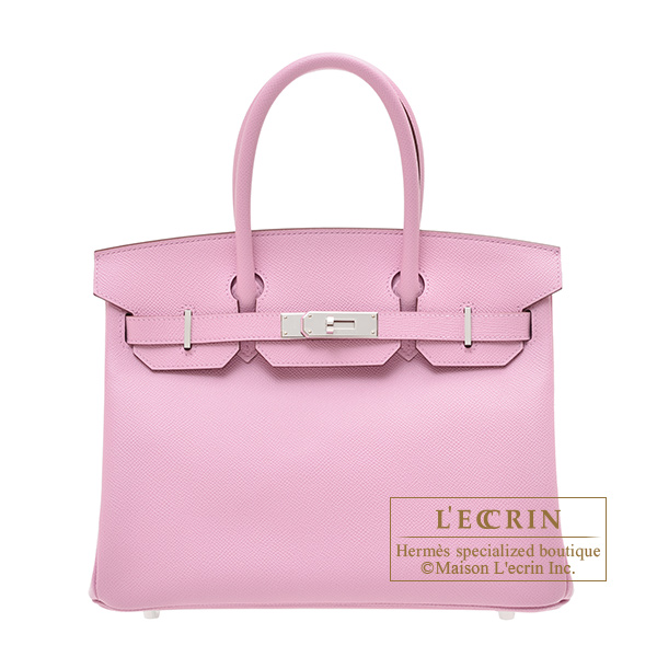 Hermes　Birkin bag 30　Mauve sylvestre　Epsom leather　Silver hardware