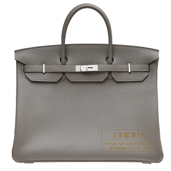 Hermès Birkin Mushroom Togo 25 Gold Hardware, 2023 (Like New), Womens Handbag