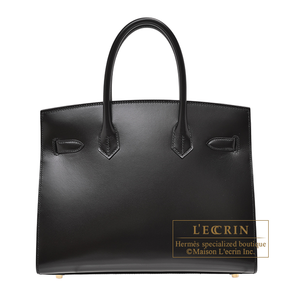 Hermes Birkin bag 30 Black Box calf leather Silver hardware