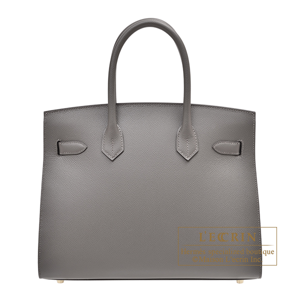 A VERT CRIQUET EPSOM LEATHER SELLIER BIRKIN 30 WITH GOLD HARDWARE