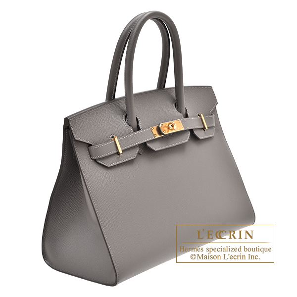 Hermes Birkin bag 30 Vert criquet Epsom leather Gold hardware