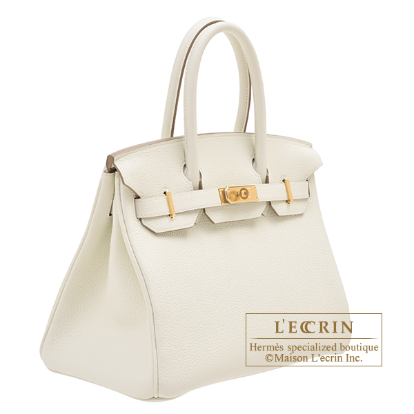 A MUSHROOM TOGO LEATHER BIRKIN 30 WITH GOLD HARDWARE, HERMÈS, 2023