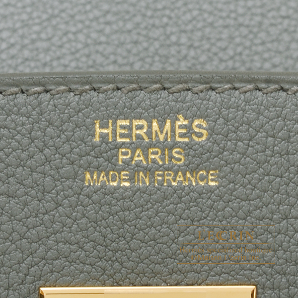 Hermes Birkin 30 Handbag Vert Amande Togo Leather With Gold Hardware – Bags  Of Personality