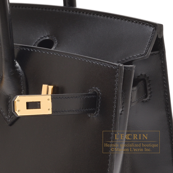 HERMES Box Birkin Sellier 25 Black 1302952