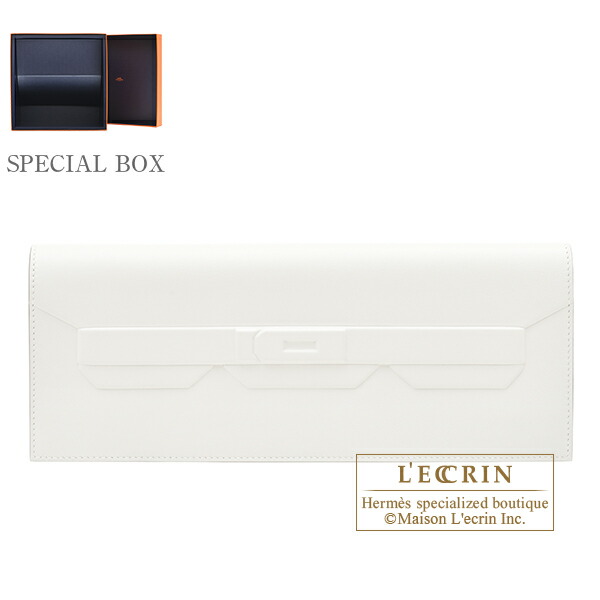 Hermes　Pochette Birkin Shadow　Gris pale　Swift leather