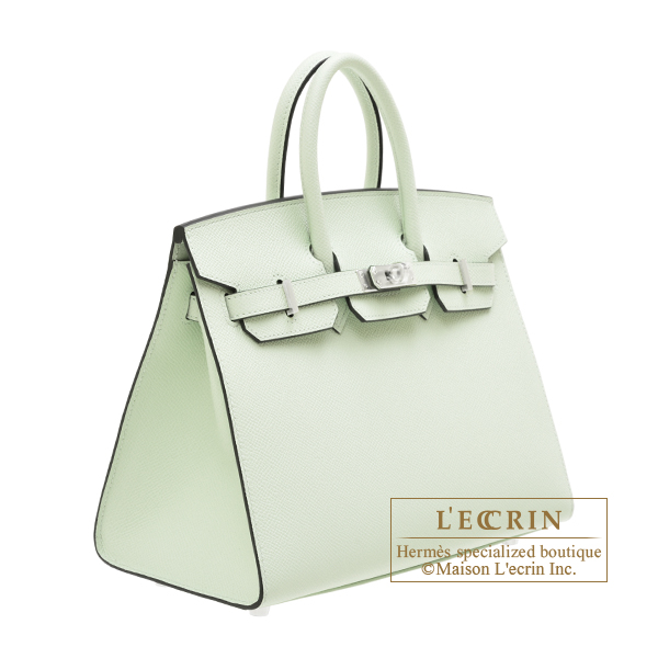 Hermes Birkin Sellier 30 Vert Fizz Epsom Palladium Hardware