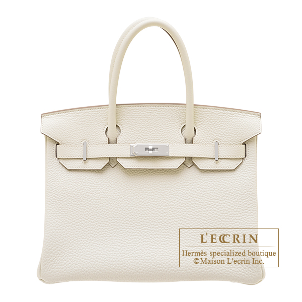 Hermes　Birkin bag 30　Mushroom　Togo leather　Silver hardware