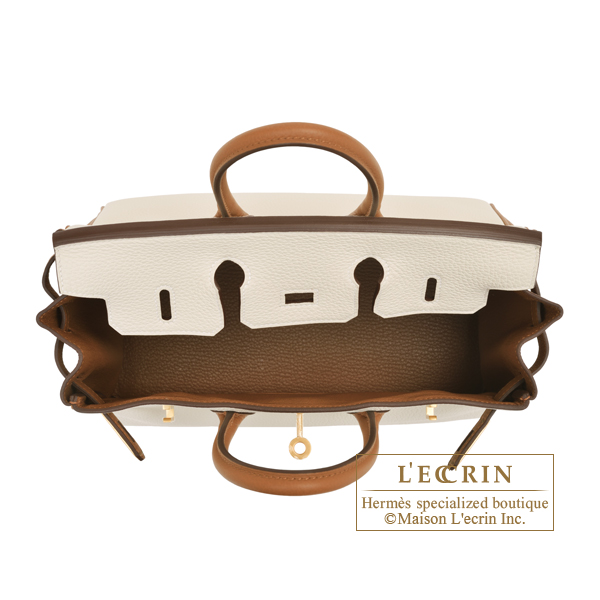 Hermes　Personal Birkin bag 25　Craie/　Gold　Togo leather　Matt gold hardware