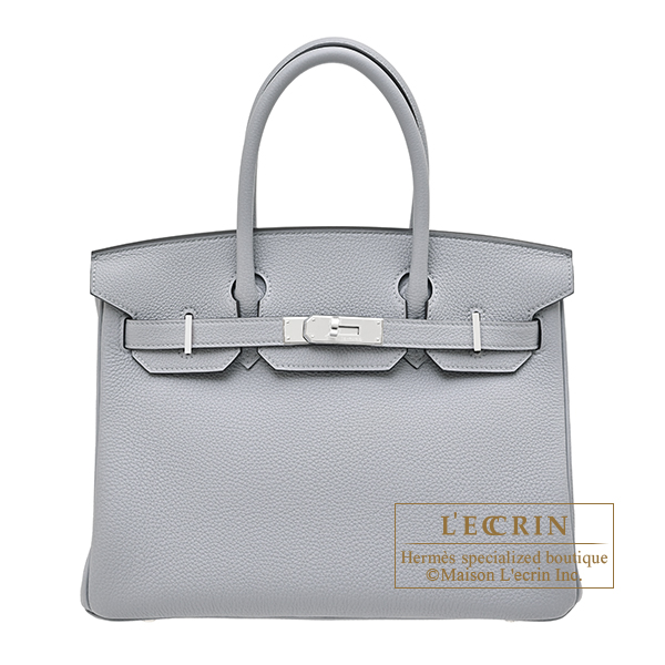 Hermes　Birkin bag 30　Gris pantin　Togo leather　Silver hardware
