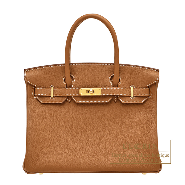 Hermes　Birkin bag 30　Gold　Togo leather　Gold hardware