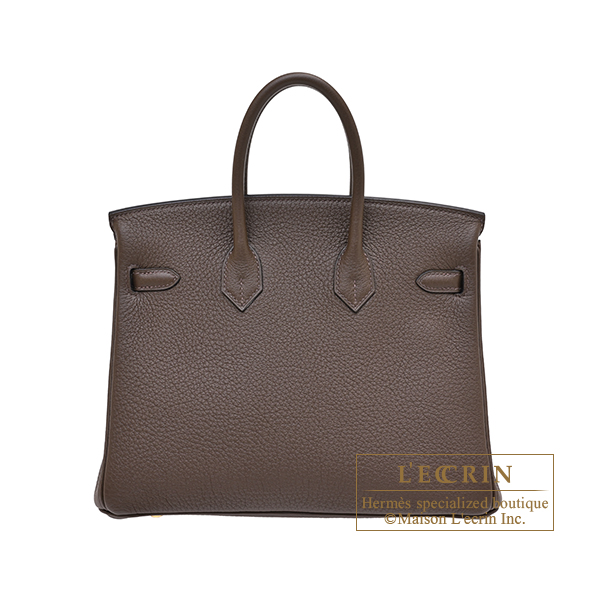 Hermes Birkin bag 25 Ecorce Togo leather Gold hardware