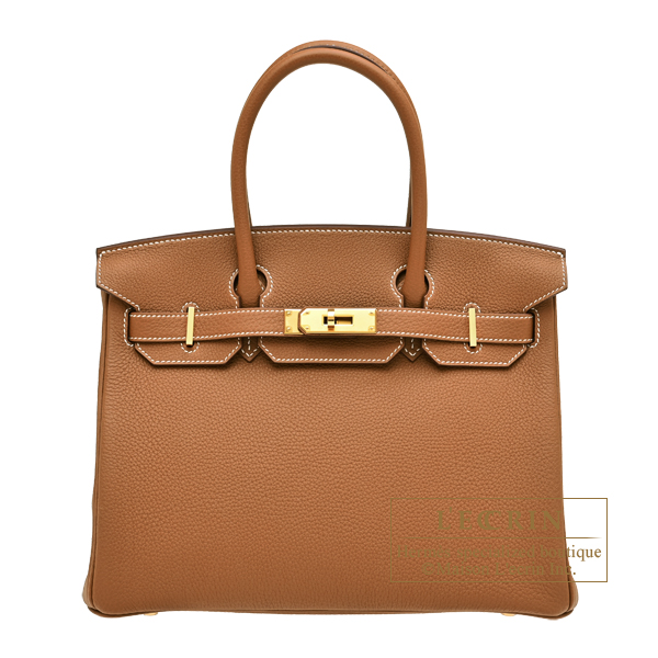 Hermes　Birkin bag 30　Gold　Togo leather　Gold hardware