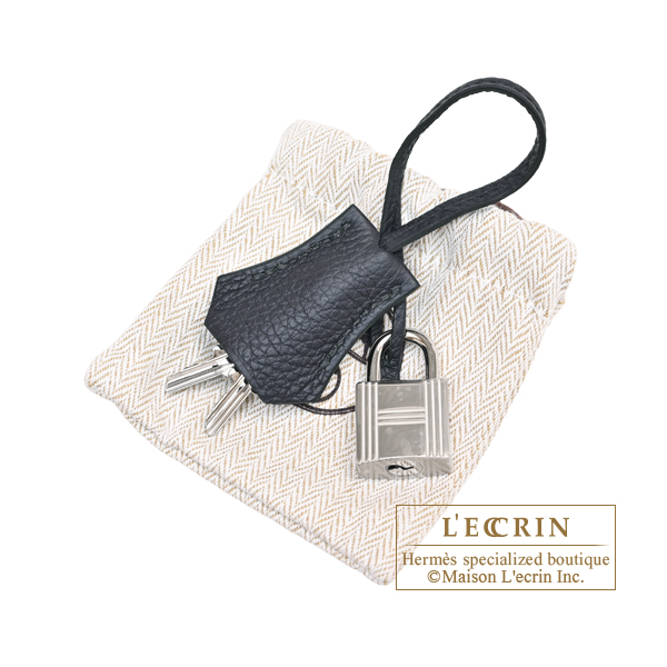 Hermes Birkin Verso bag 25 Blue indigo/Blue navy Togo leather Silver hardware