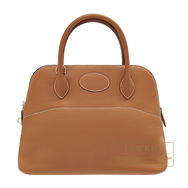 Hermes　Bolide bag 31　Gold　Clemence leather　Silver hardware