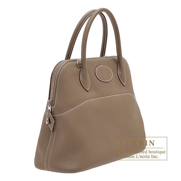 Hermes Bolide Clemence Bag Grey