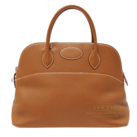 Hermes　Bolide bag 35　Gold　Clemence leather　Silver hardware