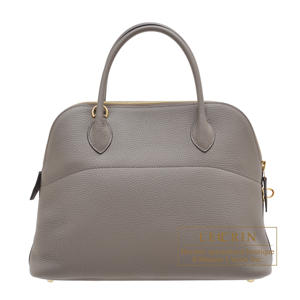 Hermes Bolide Clemence Bag Grey