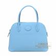 Hermes　Bolide bag 27　Celeste　Epsom leather　Silver hardware