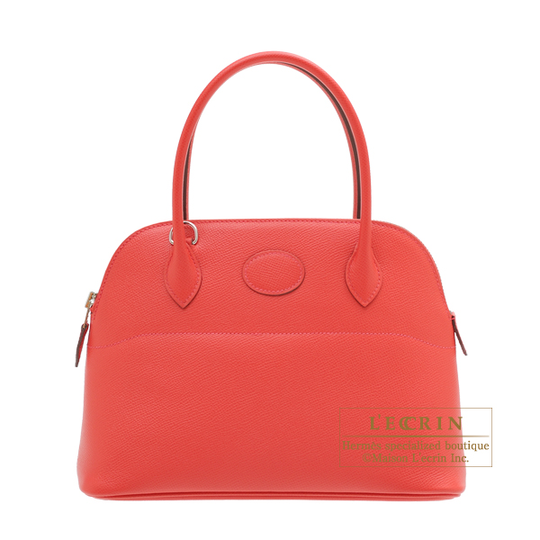 Hermes　Bolide bag 27　Bougainvilleir　Epsom leather　Silver hardware